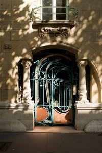 Ingang van het Castel Beranger, 1897-98 door Hector Guimard